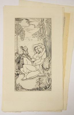 Lot 773 - Wright (John Buckland). Proof engravings for Golden Cockerel Press Rubaiyat, 1938