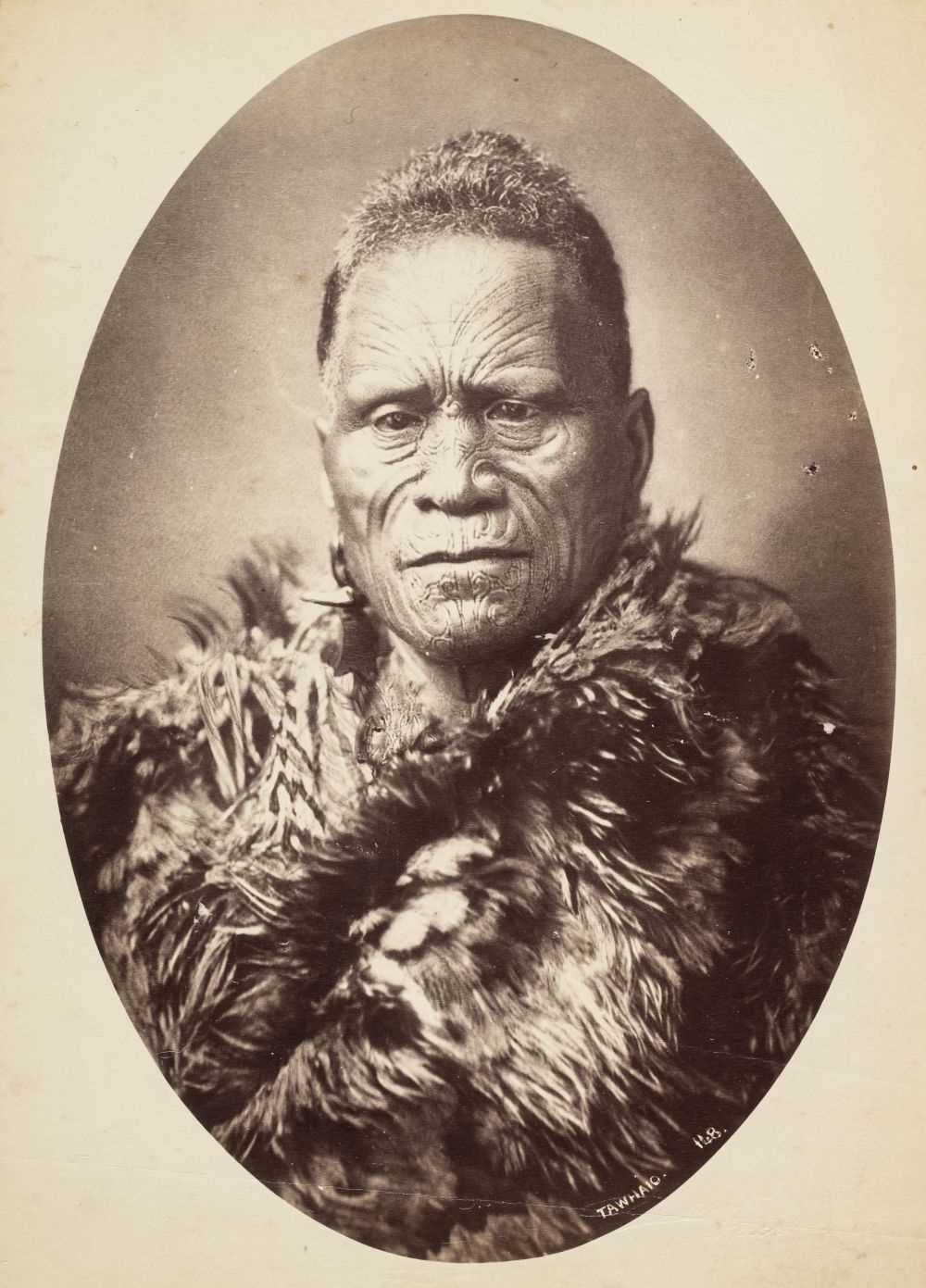 Lot 375 - New Zealand. Martin (Josiah, 1843-1916). Maori King Tawhaio, c. 1880s