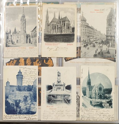 Lot 256 - Postcards: Gruss Aus. A collection of 350 Gruss Aus and related lithographic postcards