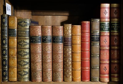 Lot 270 - Bindings. 51 volumes of 19th century literature