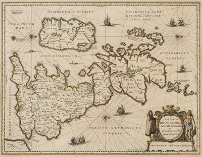Lot 185 - British Isles. Jansson (Jan & Ortelius Abraham), Insularum Britannicarum..., circa 1646