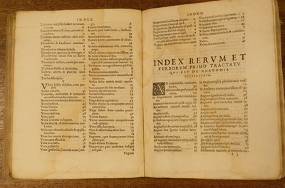 Lot 274 - Chauliac (Guy de). Chirurgia magna, restituta à Laurentio Joubert, Lyon, 1585