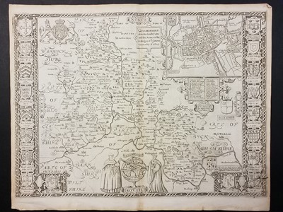 Lot 261 - Oxfordshire. Speed (John), Oxfordshire described..., 1676