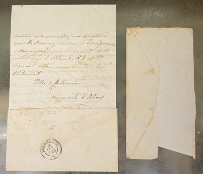 Lot 251 - Marguerite Adelaide Marie of Orleans (Princess, 1846-1893). Group of 4 autograph letters signed