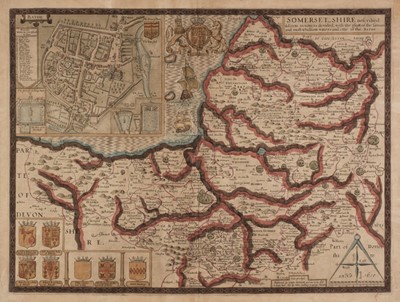 Lot 292 - Somerset. Speed (John), Somerset -Shire described..., circa 1627