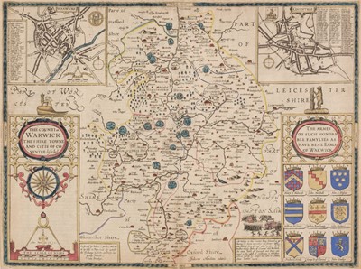 Lot 300 - Warwickshire. Speed (John), The Counti of Warwick..., circa 1627