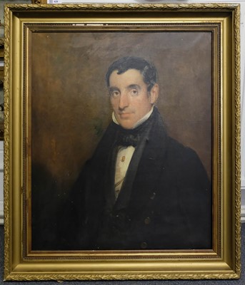 Lot 429 - English School. Portrait of a young gentleman, early 19th century