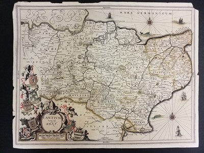 Lot 221 - Kent. Speed (John), Kent with her Cities and Earles described and observed, 1676