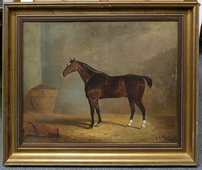 Lot 438 - Loder (James, of Bath, 1784-1854, attributed to). A bay hunter in a stable