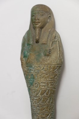 Lot 43 - Ancient Egypt. 26th Dynasty, Shabti of Psamtek-Meri-Ptah, c.500 B.C