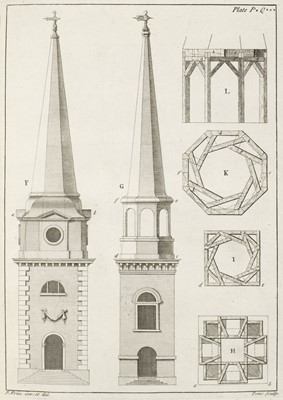 Lot 543 - Price (Francis). The British Carpenter: or, a Treatise on Carpentry, 2nd ed., 1735