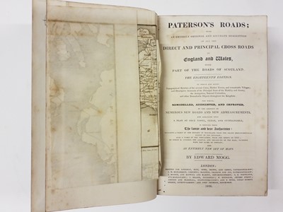 Lot 56 - Paterson (Daniel). Paterson's Roads, 18th edition, 1826