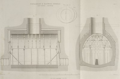 Lot 639 - Simms (Frederick). Practical Tunnelling; Explaining in Detail the Setting out of the Works, 1859