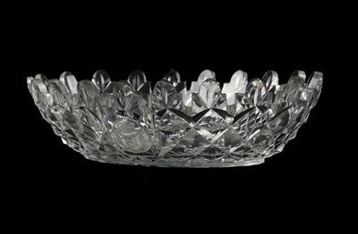 Lot 153 - Queen Charlotte. An 18th century glass bowl, c.1790