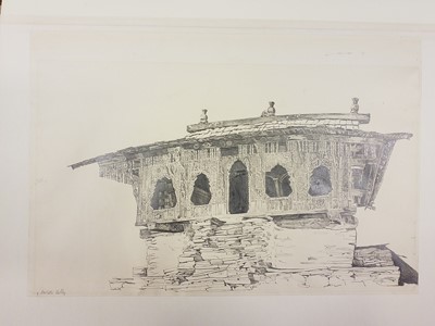 Lot 85 - India. Five architectural sketches by John Nankivell (1941-), 1971