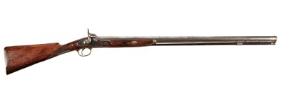 Lot 250 - Sporting Gun. A 19th Century Percussion Sporting Gun