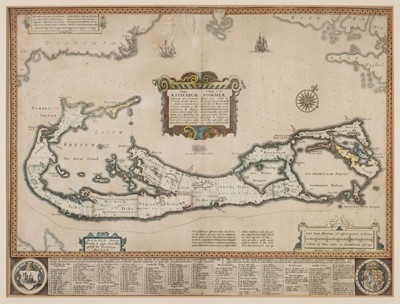 Lot 177 - Bermuda. Speed (John), A Mapp of the Sommer Islands once called the Bermudas..., 1627