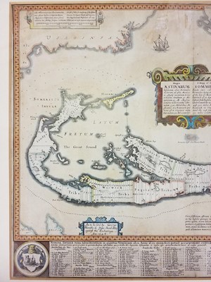 Lot 177 - Bermuda. Speed (John), A Mapp of the Sommer Islands once called the Bermudas..., 1627