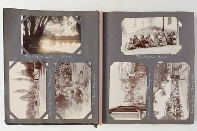 Lot 241 - World War I. An album of military photographs with accompanying journal