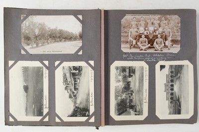 Lot 241 - World War I. An album of military photographs with accompanying journal