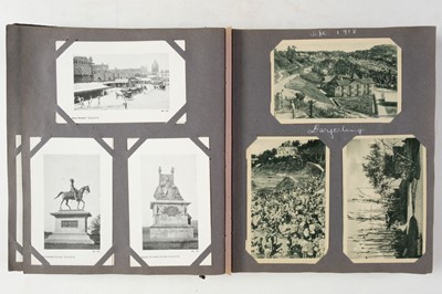 Lot 241 - World War I. An album of military photographs with accompanying journal