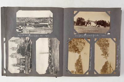 Lot 241 - World War I. An album of military photographs with accompanying journal
