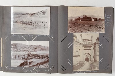 Lot 241 - World War I. An album of military photographs with accompanying journal
