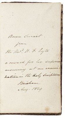 Lot 443 - Lyte (Henry F.). The Complaint, by Edward Young, 1822, inscribed by Lyte, author of 'Abide with Me'