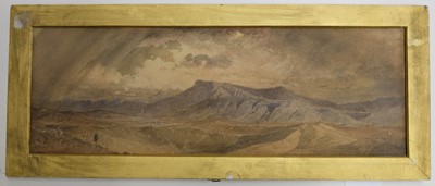 Lot 469 - Haag (Carl, 1820-1915). Mountain landscape, 1856