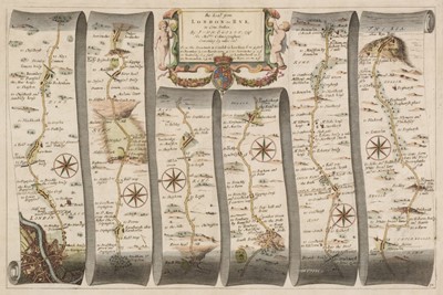 Lot 252 - Ogilby (John). The Road from London to Rye in com. Sussex, circa 1676