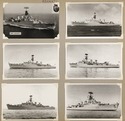 Lot 345 - Wright & Logan. A collection of approximately 750 black and white photographs of British frigates