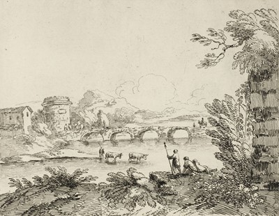 Lot 525 - Austin (William). A Specimen of Sketching Landscapes, 1st edition, 30 etchings after Locatelli