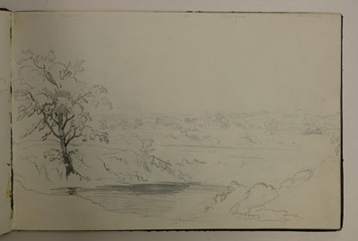 Lot 143 - Nicholson (George, 1795?-1838). A sketchbook of topographical views, Merseyside, 1832