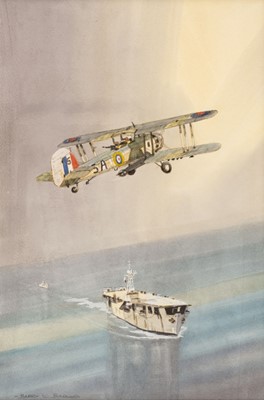 Lot 127 - Barnes (Barry K., 20th/21st century). Aviation watercolours