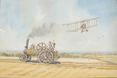 Lot 127 - Barnes (Barry K., 20th/21st century). Aviation watercolours
