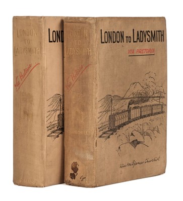 Lot 346 - Churchill (Winston Spencer). London to Ladysmith via Pretoria, 1900