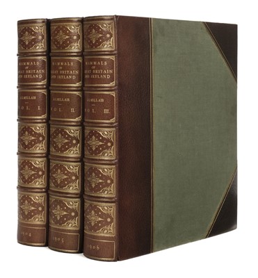 Lot 151 - Millais (J. G.). The Mammals of Great Britain, 1st edition, 1904, with two ALS, one of 1025 copies