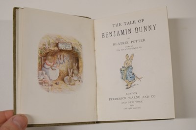 Lot 698 - Potter (Beatrix). The Tale of Benjamin Bunny, 1904