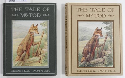 Lot 706 - Potter (Beatrix). The Tale of Mr. Tod, 1912