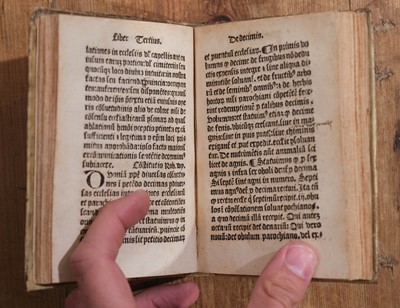 Lot 375 - Lyndwood (William). Constitutiones provinciales ecclesiae Anglica[na]e, Wynkyn de Worde, 1499
