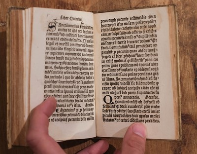 Lot 375 - Lyndwood (William). Constitutiones provinciales ecclesiae Anglica[na]e, Wynkyn de Worde, 1499