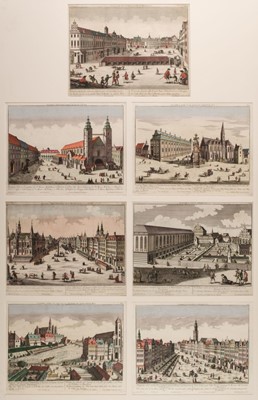 Lot 312 - Breslau/Wroclaw. Probst (G. B.), Seven vue d'optique, published Augsburg, circa 1760