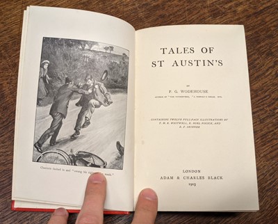 Lot 909 - Wodehouse (P.G.) Tales of St. Austin's, 1st edition, 1903