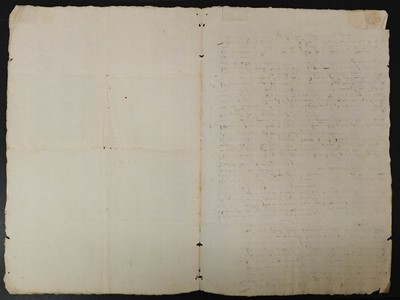 Lot 510 - Bristol. Document relating to land at Bristol quay left to John Jones & daughter, 23 July 1586