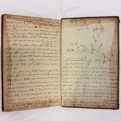 Lot 382 - Halley (Edmond). Menelai Sphaericorum, 1758, given by Benjamin Franklin to Robert Simson