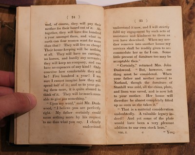 Lot 438 - Austen (Jane). Sense and Sensibility vols. I-II & Pride and Prejudice vol. II, 1st editions, 1811-12