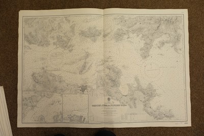 Lot 286 - Sea charts. A large collection of approximately 180 charts, mostly early-mid 20th century