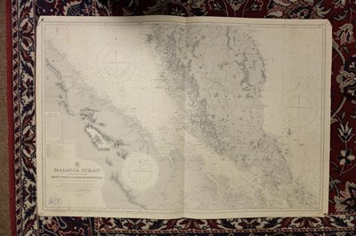 Lot 286 - Sea charts. A large collection of approximately 180 charts, mostly early-mid 20th century