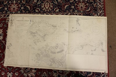 Lot 286 - Sea charts. A large collection of approximately 180 charts, mostly early-mid 20th century