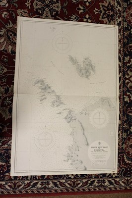 Lot 286 - Sea charts. A large collection of approximately 180 charts, mostly early-mid 20th century